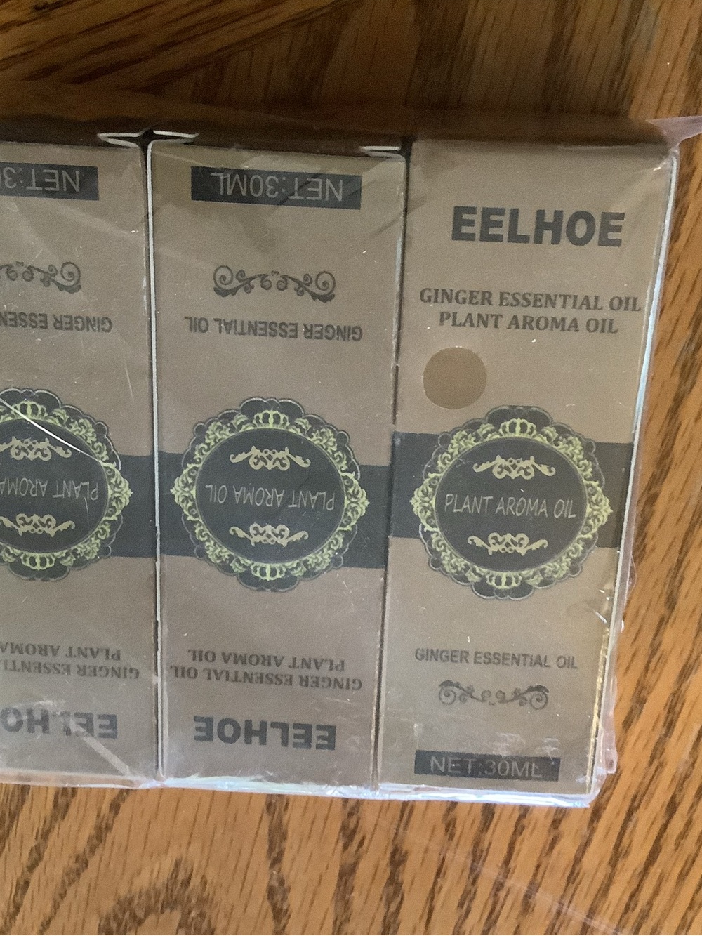 EELHOE Ginger Essential Plant Aroma Oil - Brown